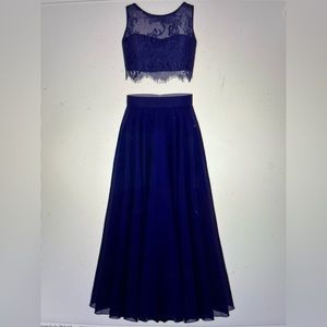 bridesmaid/prom/homecoming two piece dress